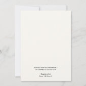 デイコーヒイタリアンーソレントカジュアルブライダルシャワー 招待状 (裏面)