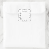 デイコー忙しヒー弾スクエアジャーナルプランナー スクエアシール (バッグ)