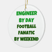 デイサッカーファン別技術者Weekend別 セラミックオーナメント (左)