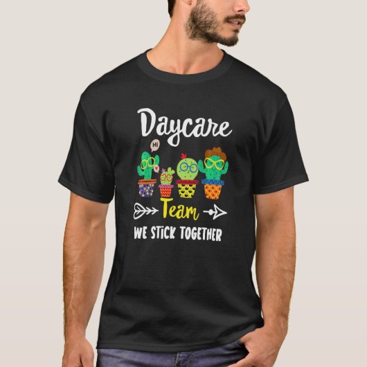 デイサービスチームスクールサボクルーデイケア先生S Tシャツ (正面)