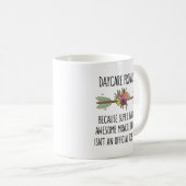 デイサービスプおもしろいロバイザーギフトアイディアコーヒーマグ コーヒーマグカップ (正面右)