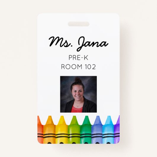 デイサービスプライマリ先生フォトIDバッジ バッジ (正面)