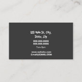 デイサービス名刺 名刺 (裏面)