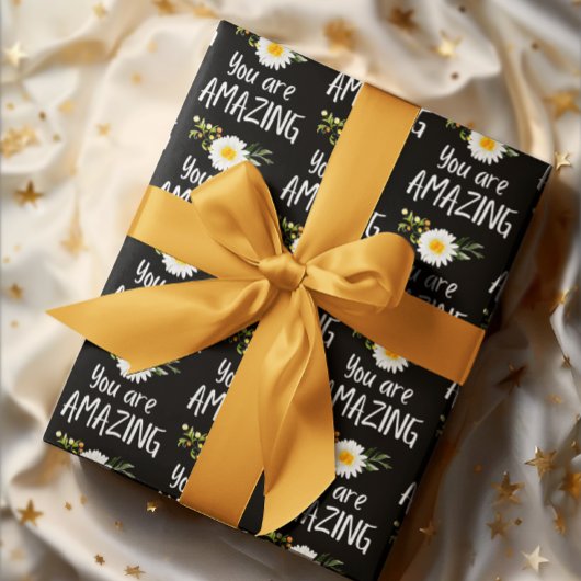 デイジーあなたは素晴らしい包装紙シート ラッピングペーパーシート