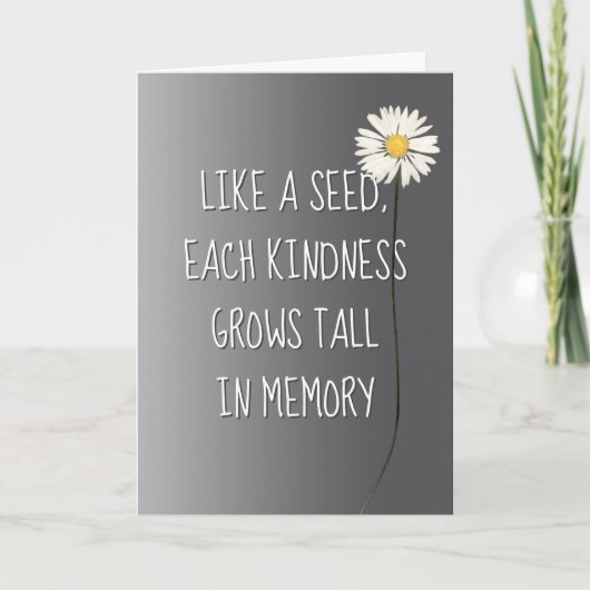 デイジーありがとう カード (正面)