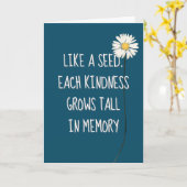 デイジーありがとう カード (黄色い花)