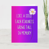 デイジーありがとう カード (正面)