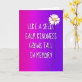 デイジーありがとう カード (黄色い花)