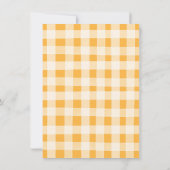 デイジーいくつかのバニーが1つの誕生日を回している 招待状 (裏面)