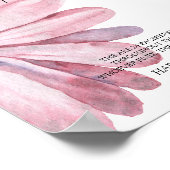 デイジーおしゃぶり狩りベビーシャワーゲーム ポスター (角)