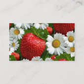 デイジーおよびいちご 名刺 (裏面)