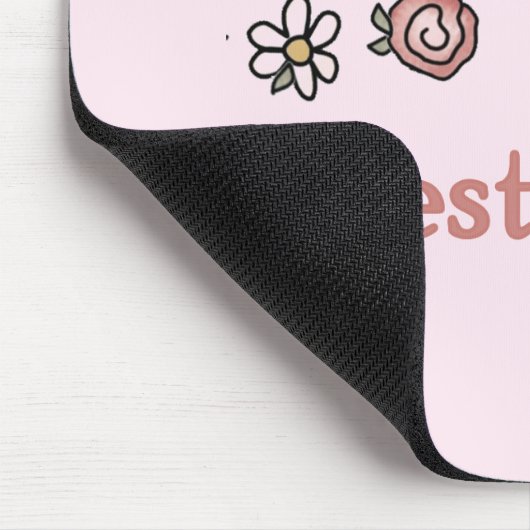 デイジーおよびバラの世界のベストナナ マウスパッド (コーナー)