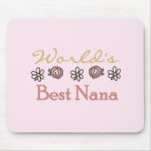 デイジーおよびバラの世界のベストナナ マウスパッド (正面)