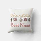 デイジーおよびバラの最も最高のなナナのギフト クッション (裏面)