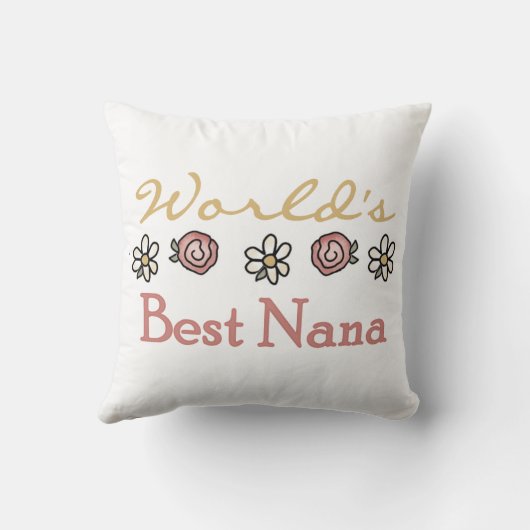 デイジーおよびバラの最も最高のなナナのギフト クッション (裏面)