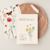 デイジーお洒落イエローワイルドフラワーズブリーズメイド 招待状