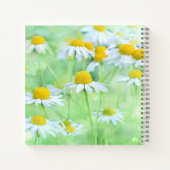 デイジーお祝いオブライフ写真葬式ゲストブック ノートブック (裏面)