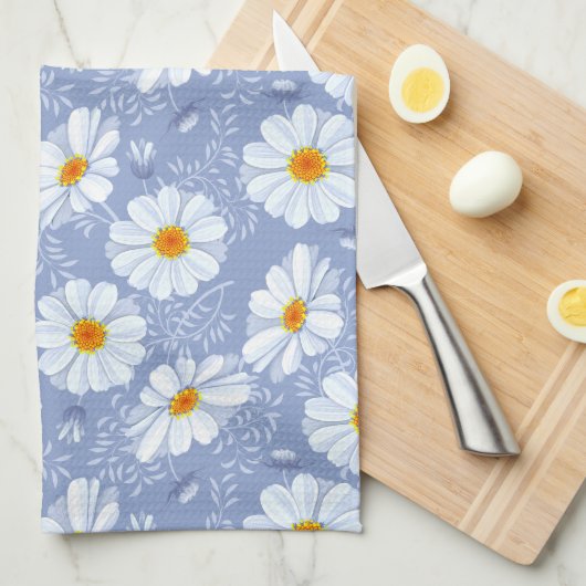 デイジーかわいらしキッチンタオル キッチンタオル (四つ折り)