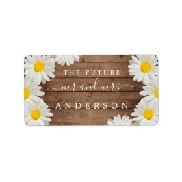 デイジーかわいらしズ未来ミセス・差出人住所 ラベル