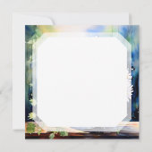 デイジーかわいらしフローラ空白の カード (裏面)