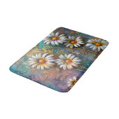 デイジーかわいらし花花花柄自然 バスマット (アングル)