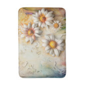 デイジーかわいらし花花花柄自然 バスマット (正面縦)
