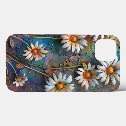デイジーかわいらし花野草花フローラ Case-Mate iPhoneケース (裏面 (横))