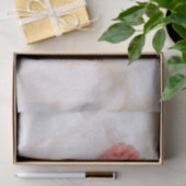 デイジーが付いているベビーの足 薄葉紙 (ギフト)