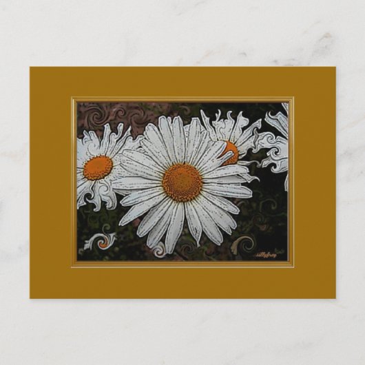 デイジーが実行 ポストカード (正面)