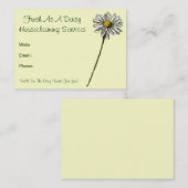 デイジーとして新しい: 一掃サービス、洗剤 名刺 (正面/裏面)