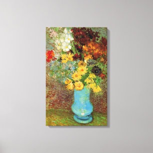デイジーとアネモネスの花瓶 – ビンセント・ファン・ゴッホ キャンバスプリント
