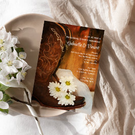 デイジーとカウボーイブーツウェスタンリハーサルディナー 招待状