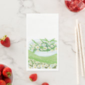 デイジーとタンデリオン春サラダイラストレーション (インサイチュ)