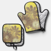 デイジーとタンデロン 鍋つかみ&鍋敷きセット (正面/裏面)