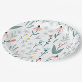 デイジーとチューリップパーティープレート ペーパープレート (アングル)