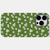 デイジーとドット – 白、砂、パームグリーン Case-Mate iPhoneケース (裏面 (横))