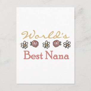 デイジーとバラズワールド最高のズNana Tシャツ ポストカード