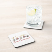 デイジーとバラワールドのおばあちゃん最高ののギフトプレゼント コースター (右側)