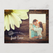 デイジーとバーンウッドカントリーウェディング日付を保存 案内ポストカード (正面)