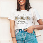 デイジーとビワイルドフラワー Tシャツ<br><div class="desc">デイジーとビワイルドフラワーTシャツ</div>