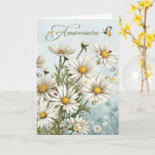 デイジーとフランスのラディバグ誕生日 カード (黄色い花)