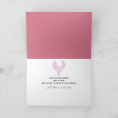 デイジーとペンで日付を保存 案内状 (内部)