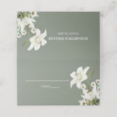 デイジーとホワイトリイ プレイスカード (外部開封)