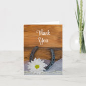 デイジーとホースシューウェスタン結婚ズ・サンキュー サンキューカード (正面)