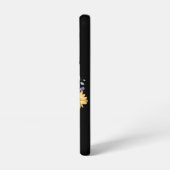 デイジーとユーカリ・オン・ブラック SAMSUNG GALAXYケース (左側面)