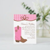 デイジーとラッソ女性のカーボーイ起動 招待状 (スタンド正面)