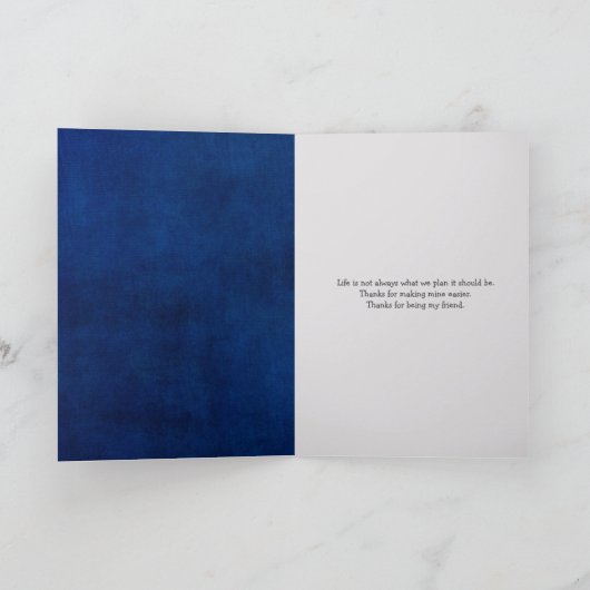 デイジーとラディバグの友感謝してい人用 カード (内部)