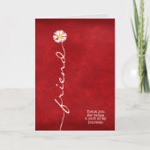 デイジーとラディバグの友感謝してい人用 カード (正面)