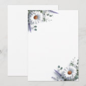 デイジーとラベンダー 招待状 (正面/裏面)