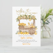 デイジーとレモン彼女は市場のブライダルシャワー 招待状 (スタンド正面)